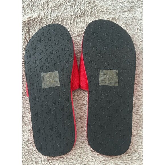 Polo Ralph Lauren Adjustable Catamaran Slide Size 6 Junior Red Sandal - Picture 9 of 14